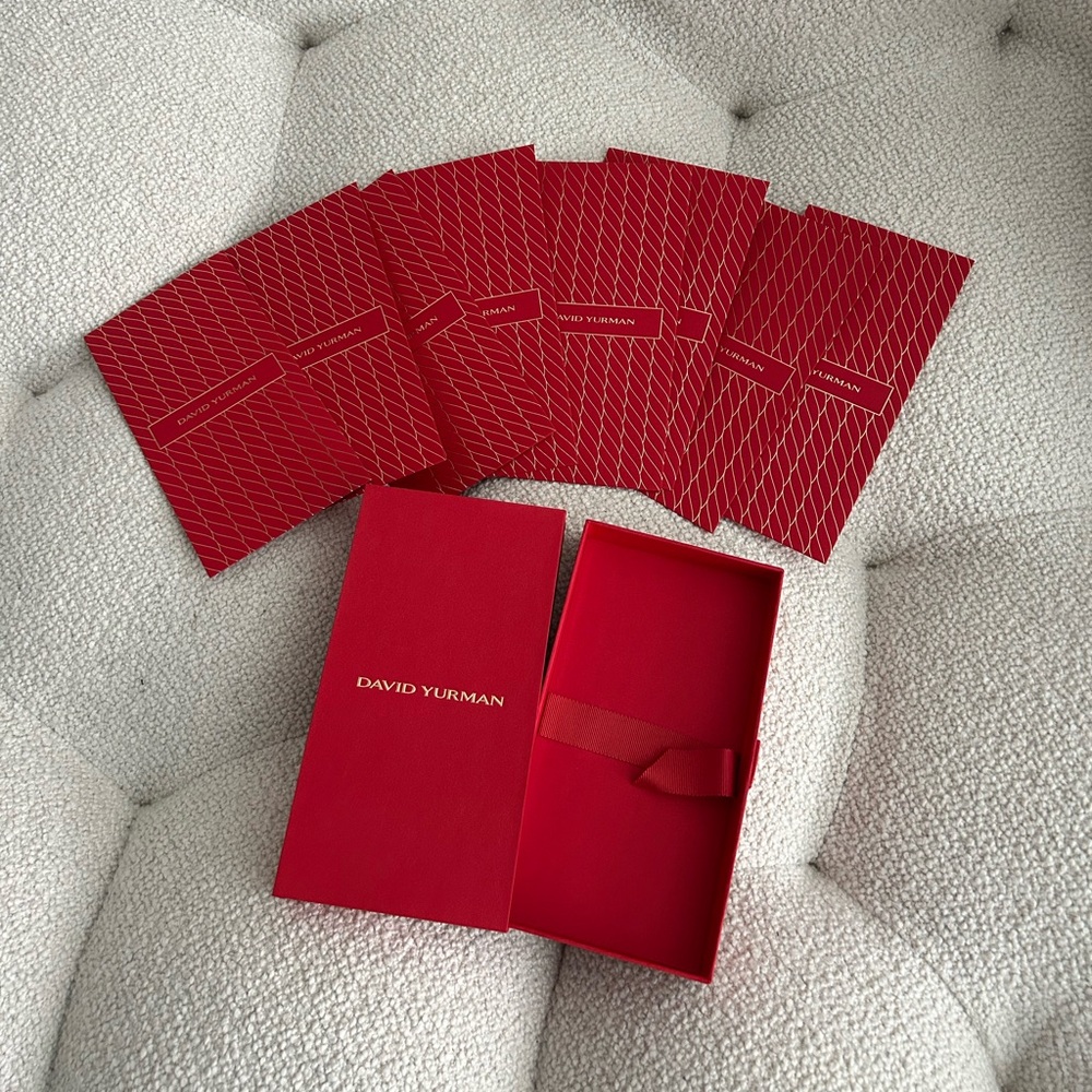 David Yurman Red Envelope Gift Box Set
